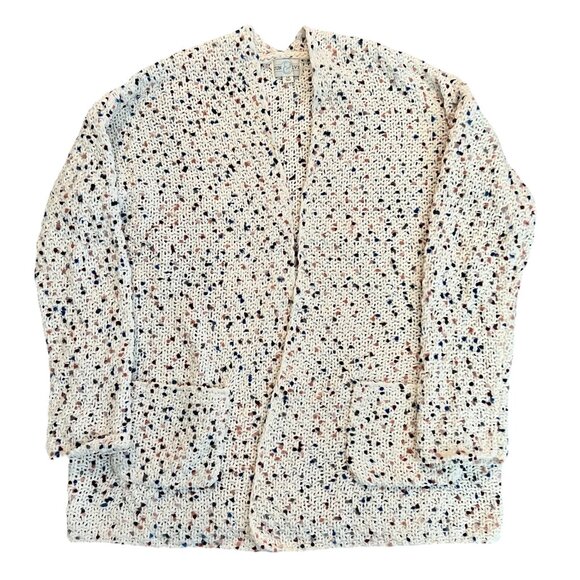 Jun & Ivy Women’s Long Sleeve Open Front Knit Cardigan Size Medium Multicolor - Picture 1 of 6